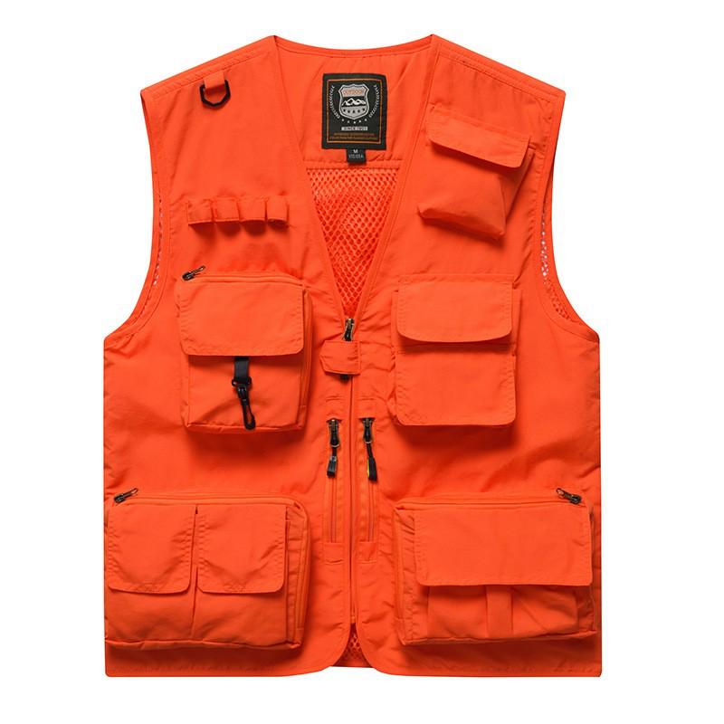 Men's Four-Season Multi-Pocket Outdoor Fishing and Photography Vest