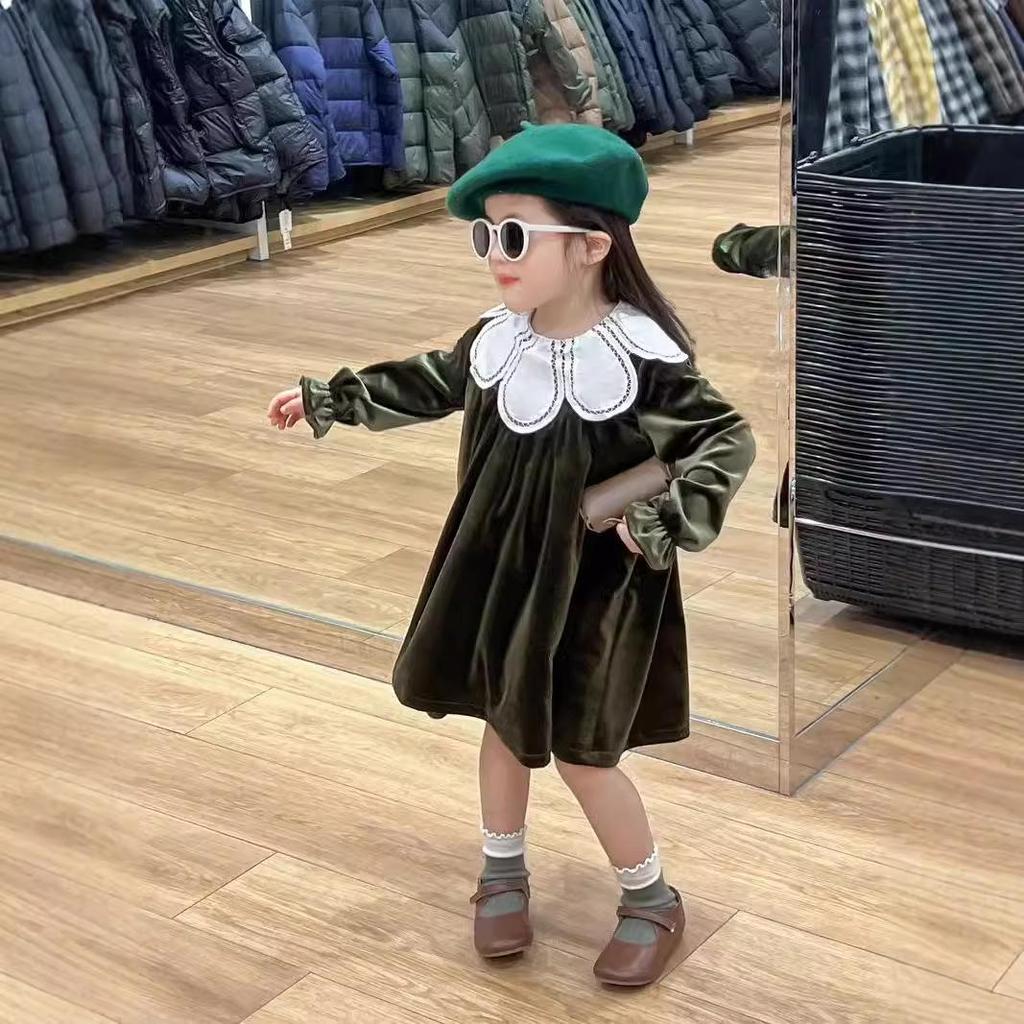 Autumn Princess Dress for Girls: Long Sleeve Children's Dress for Ages 3-8