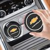 1/2 Stück Auto-Getränkehalter-Untersetzer Auto Anti-Rutsch-Getränkehalter Silikonpad für Chevrolet Chevy Trax Trax Silverado Corsa Volt Corsa