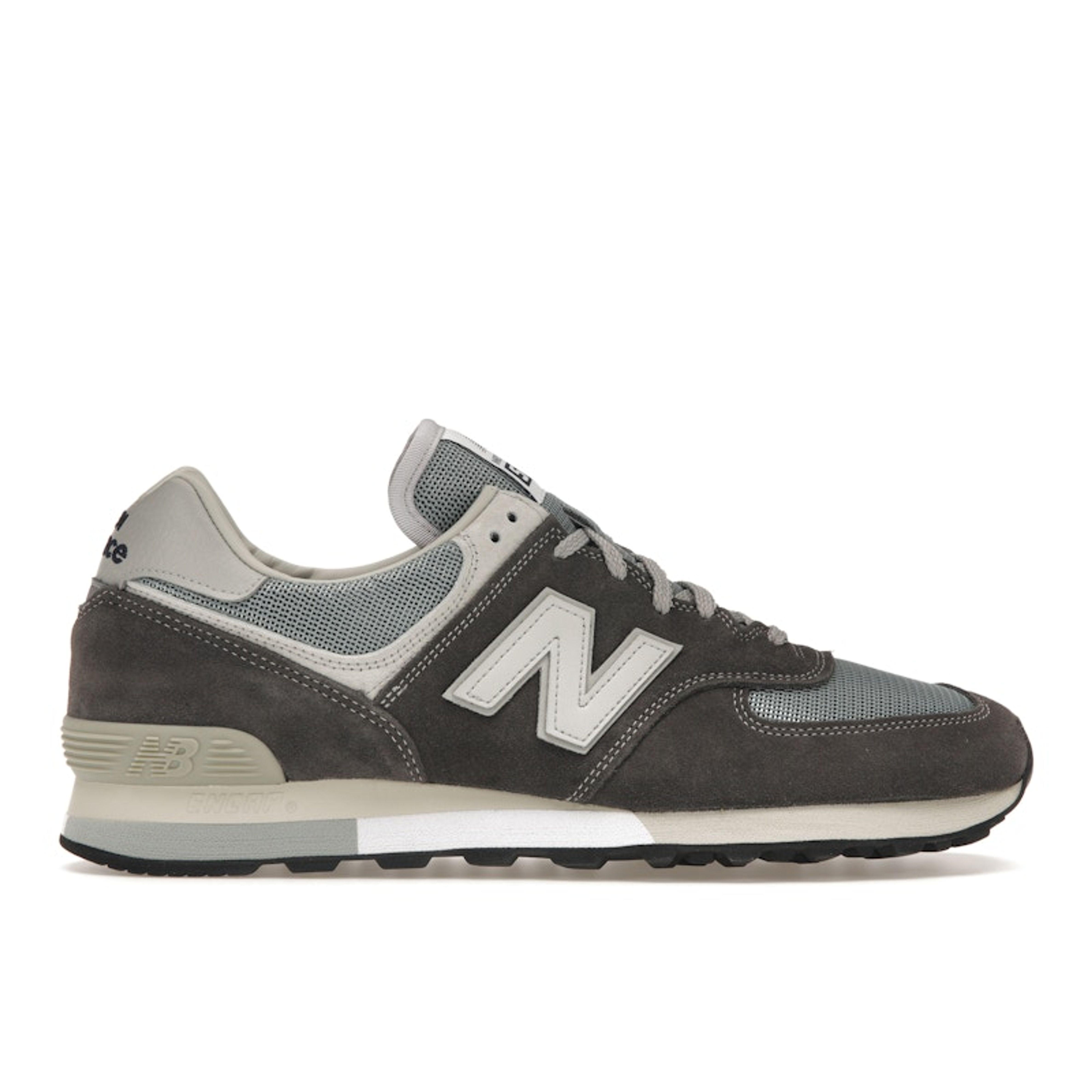 New Balance 576 Made in England 35° Anniversario - Pelle di Elefante Sneakers Unisex Verde Tempesta Marina 420-U OU576AGG cm