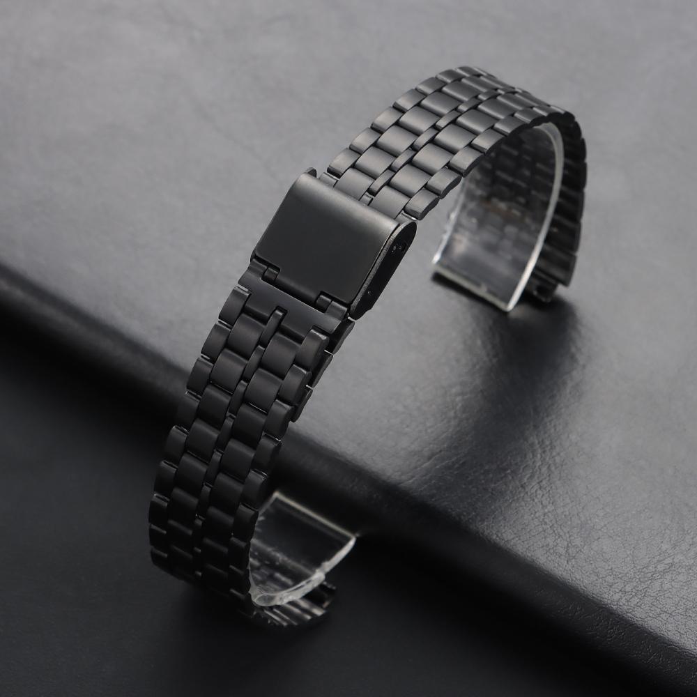 Edelstahl 18mm Armband für Casio für F91W F84/105/108 A158/168 AE1200/1300 B650 AQ230 Uhrenarmband Ultradünne Metallarmbänder