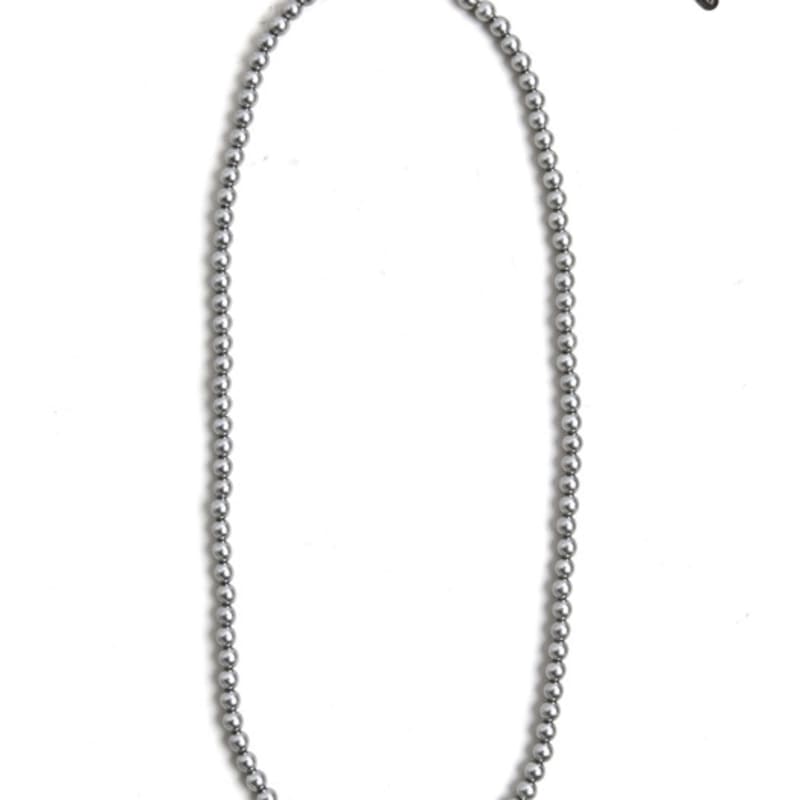 HAS [Silver925] HTY013 Grey pearl necklace