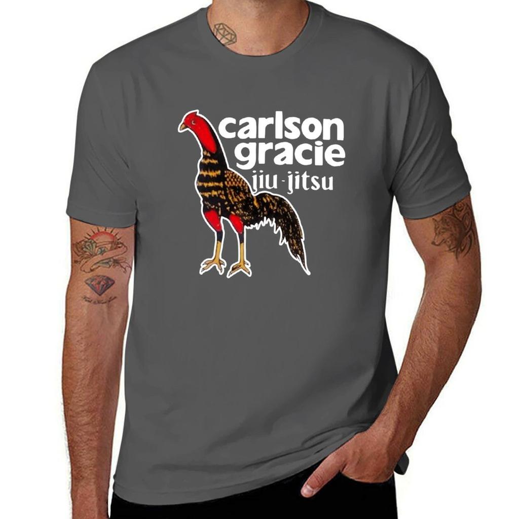 Carlson Gracie Team Logo Rooster Tshirt Plus Size Nonshrink Tshirt