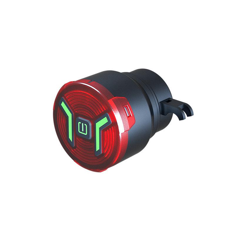 Smart Bicycle Brake Tail Light - Rechargeable  Inductive Night Riding Warning Light