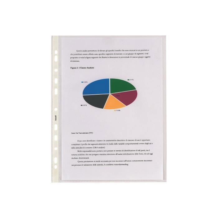 Favorit SUPERIOR Pochette perforée 220 x 300 mm transparent