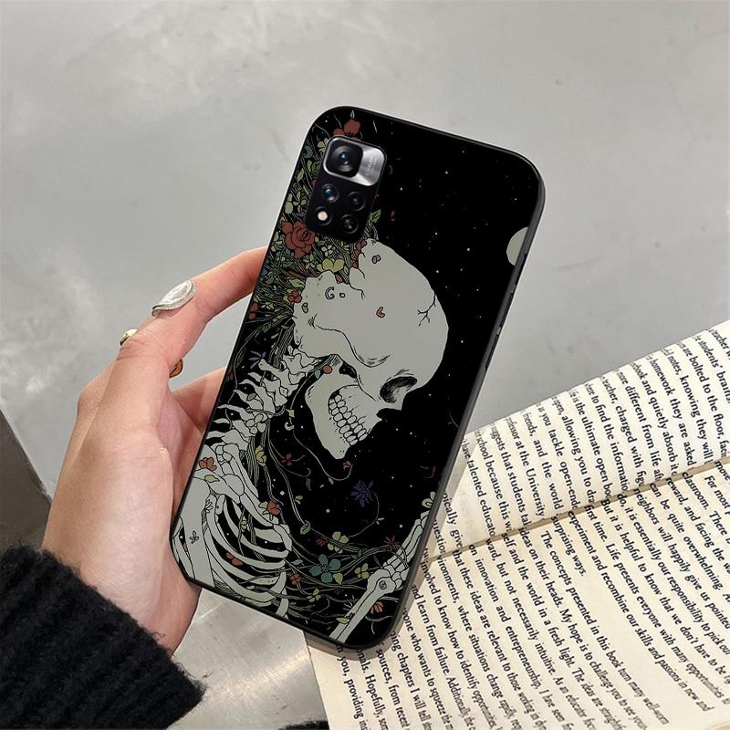 Skeleton Art Phone Case For Xiaomi Redmi note 14 Pro 14 13 12 11 10 Pro 14S 12S 11S Redmi 14C 13C 10
