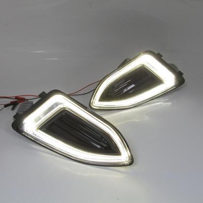 LED Daytime Running and Fog Lights for 15-18 US Ford Edge - Original Style Trim