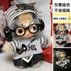 15cm Doll Outfit Set With Hat Pants Accessory Black Headphones Glasses Korean Style Plush Fashion Clothes Collectible Toy