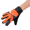 Kids Children Goalkeeper Glove NOn Slip Latex Soccer Finger Gloves(Blue S)