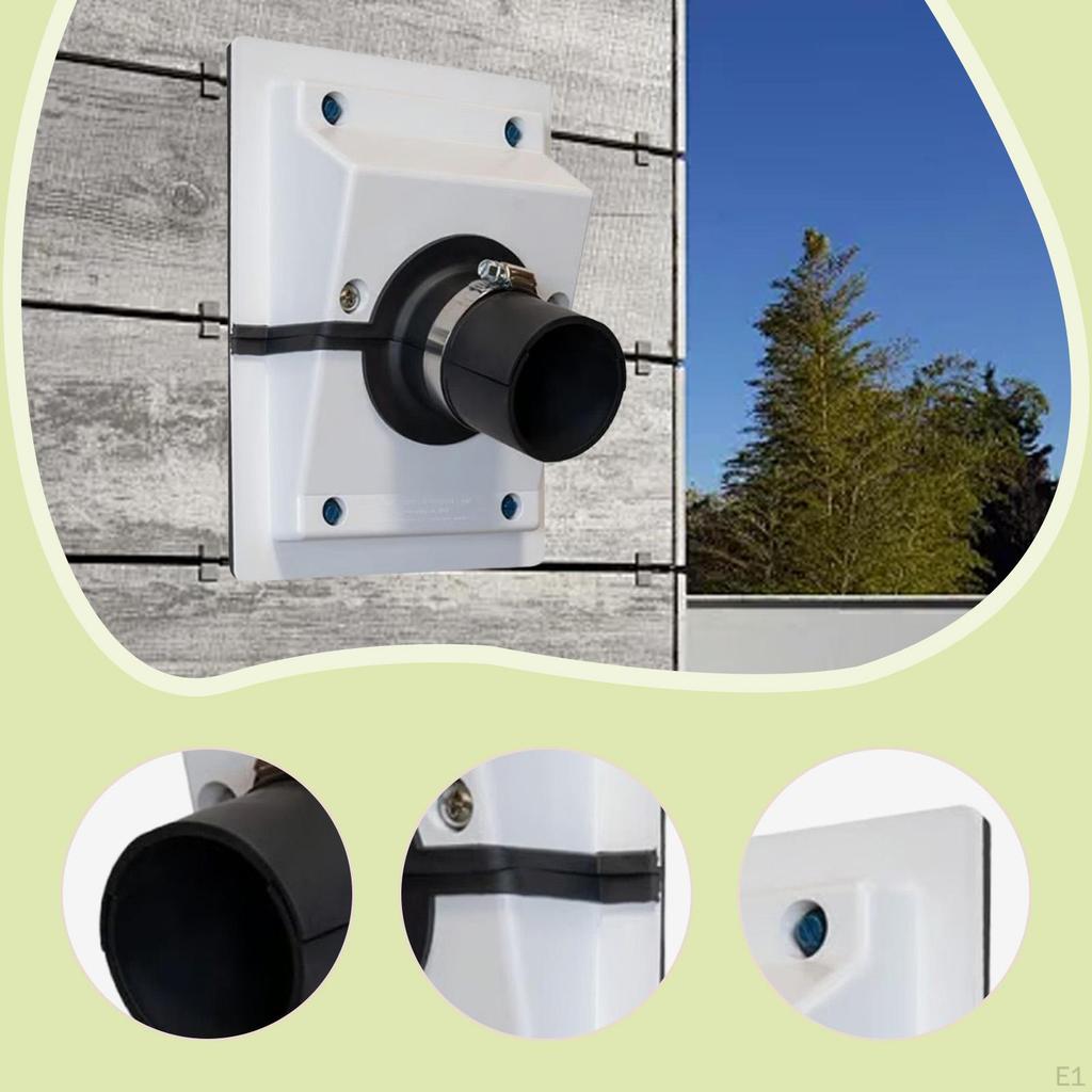 Power Inlet Twist Lock Female Locking Connector Box,Weatherproof Cover Boot Set,Power