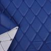 Diamond Pattern Quilted Computer-Embroidered Cotton Leather Textile