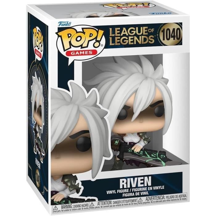 Figurki Funko Pop! - League of Legends - Riven - 9 cm - Winyl - Opakowanie pudełko-okienko