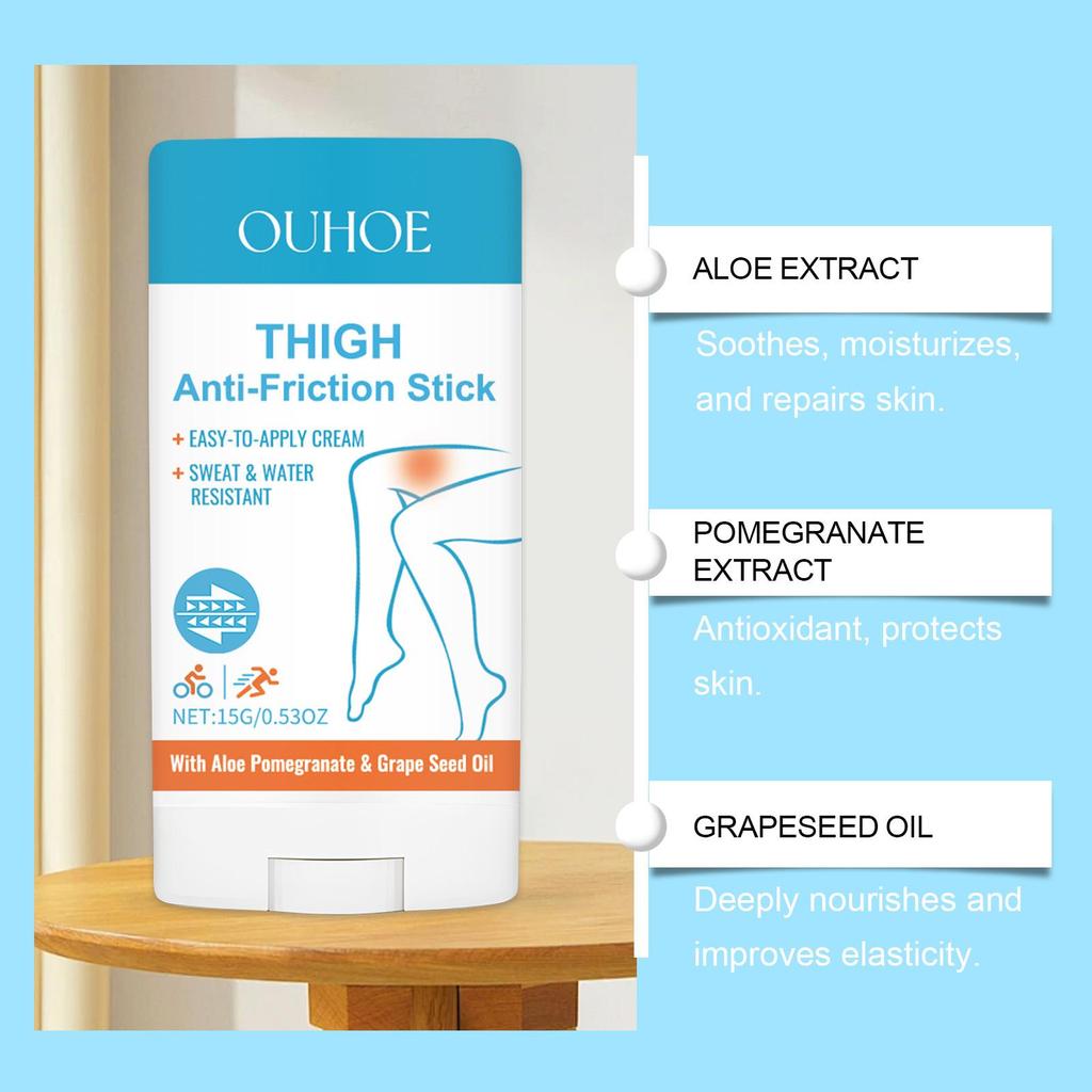 OUHOE Oberschenkel Anti-Scheuer-Stick Outdoor-Sport Haut Bein Feuchtigkeitspflege Schützende Fußcreme