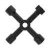 Multifunction 4 Ways Universal Triangle Wrench Key Plumber Keys Triangle for Gas Electric Meter Cabin