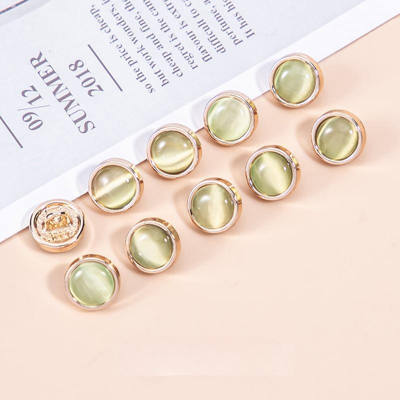 10pcs Colorful Shank Buttons 21/25mm Round Plastic Shank Buttons Coat Buttons DIY Clothes Sewing Accessories