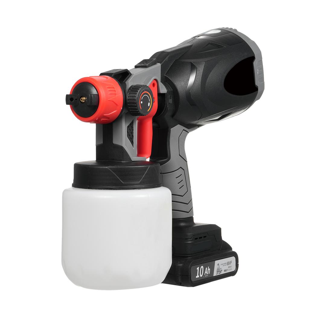 800W elektrický stříkací přístroj na barvy Latexový stříkací stroj 38000RPM pro domácnost lithiová baterie
