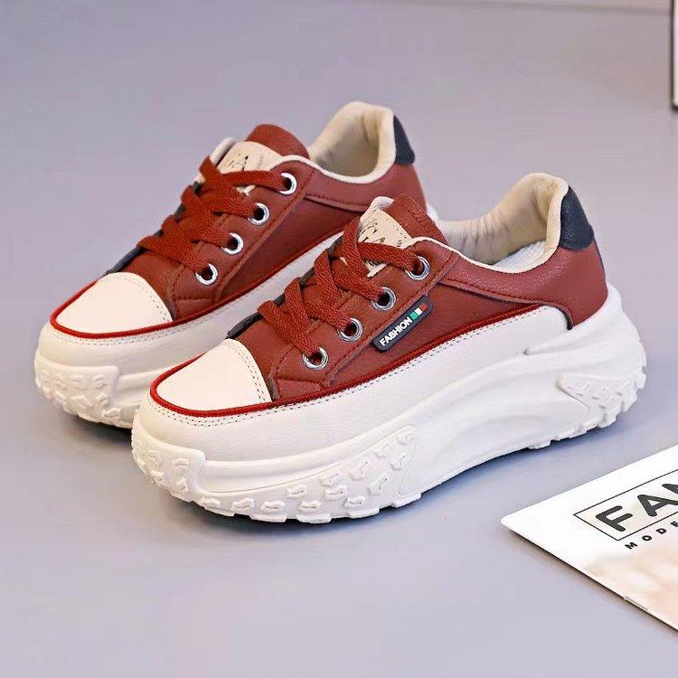 NEW Retro Women Shoes Spring Platform Shoes Casual Sneakers Versatile Fashion Designer Shoes High Quality Women Sneakers