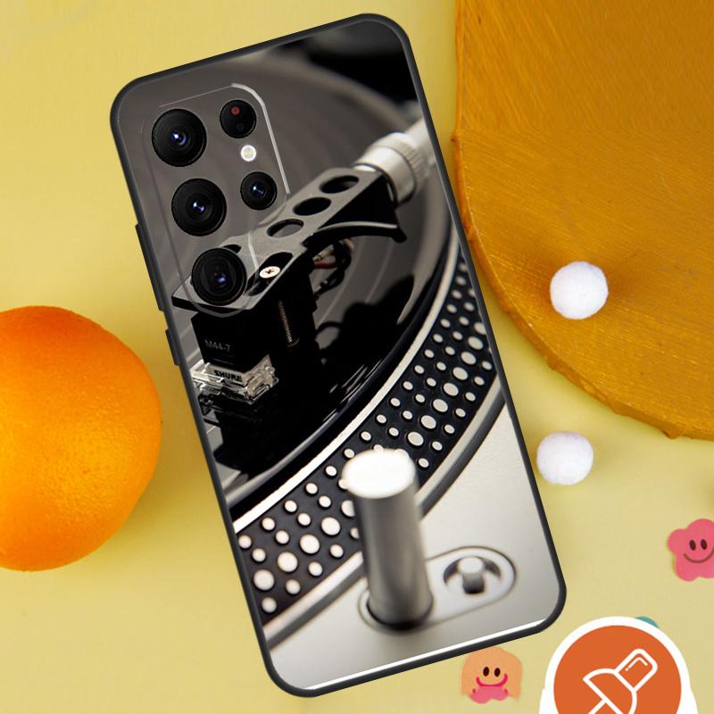 Vinyl DJ Record Art Phone Case For Samsung Galaxy S25 Ultra S24 S22 S21 Ultra S9 S10 S20 Plus S23 FE Funda Cover