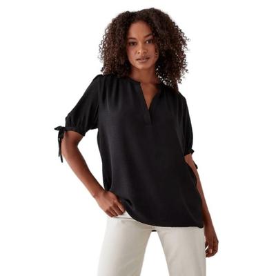 Dorothy Perkins Damen-/Damenhemd mit langen Ärmeln zum Binden