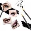 50-Pack Waterproof Eyeliner & Lip Brushes - Portable, Single-Use Fiber Makeup Pens