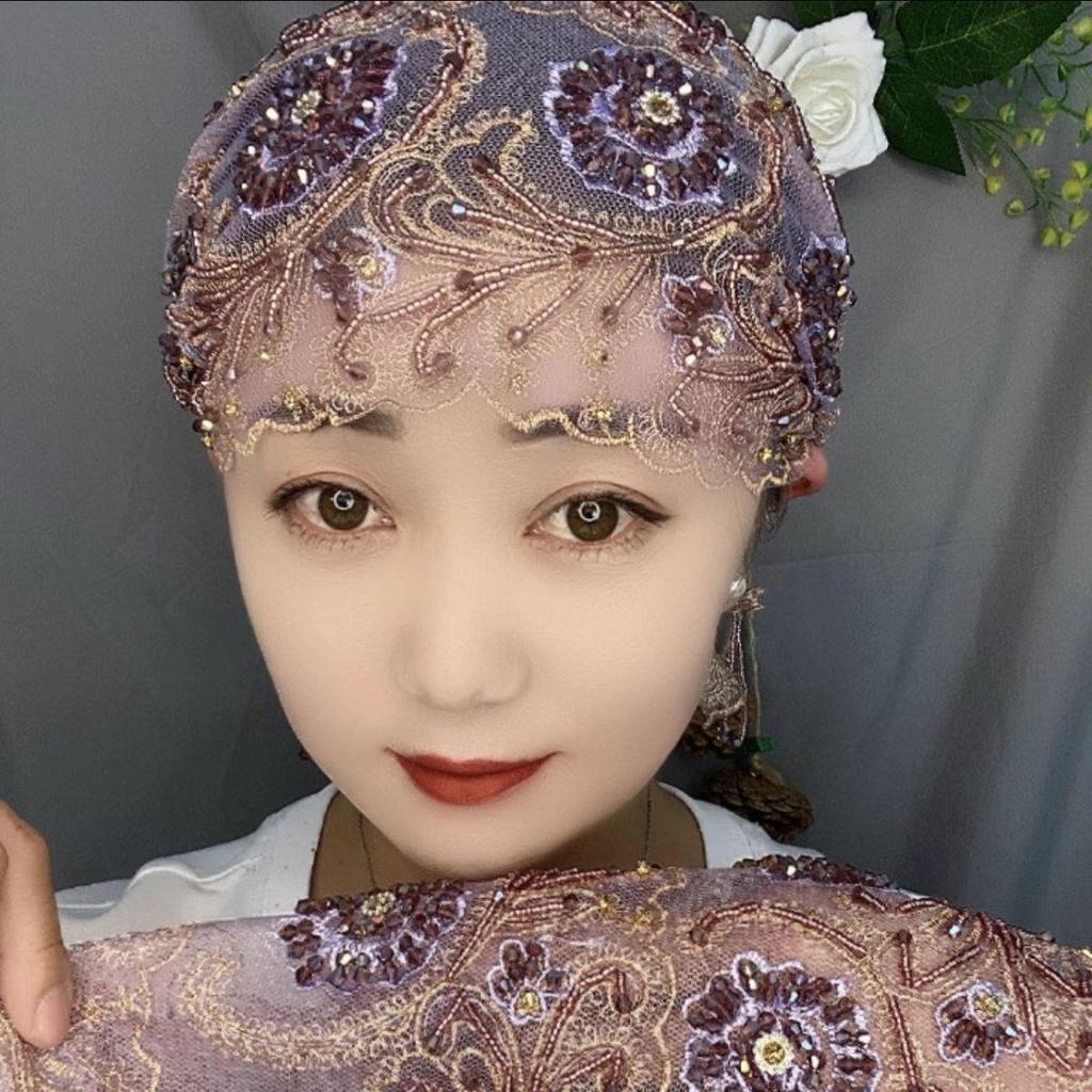 2023 Handmade Lace Shawl & Tassel Headscarf