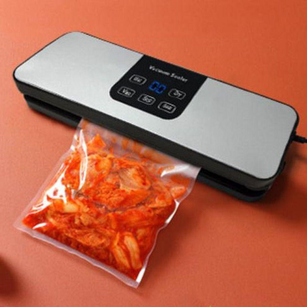 Touch Buttons Electric Vacuum Sealer Digital Display Food Sealer Vacuum Packaging Machine Picnic