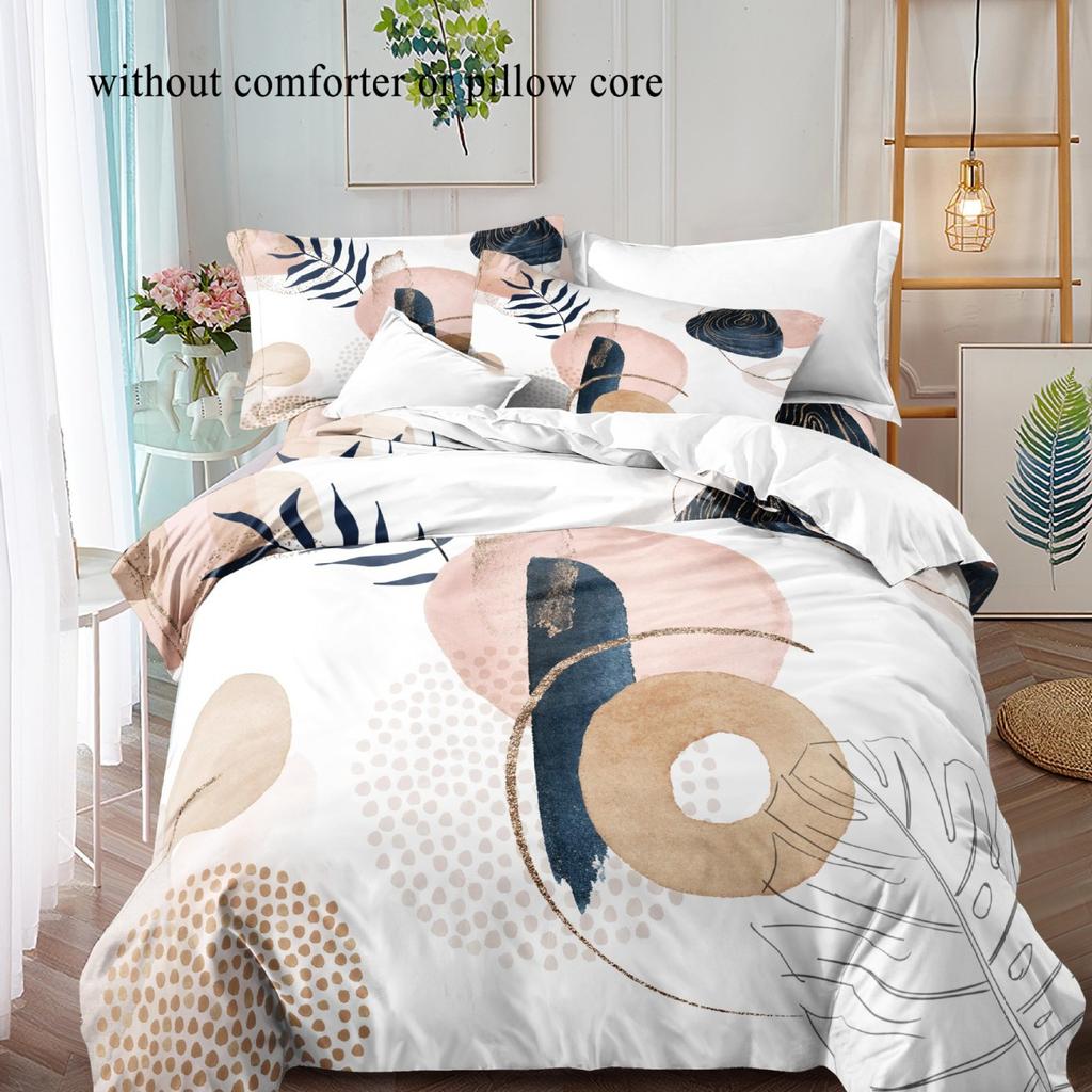 Export Best-Selling Creative Medieval Leaves 3D Digital Printing Three-Piece Gift Kit