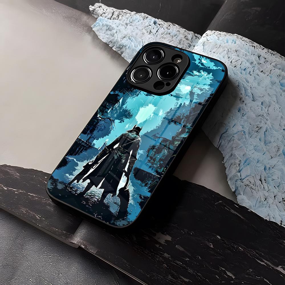 

Чехол для телефона Bloodborne Закаленное стекло Для IPhone 16 13 14 12 15 11 Pro Max Plus Mini X XR SE2020 Coque iPhone 12 Mini
