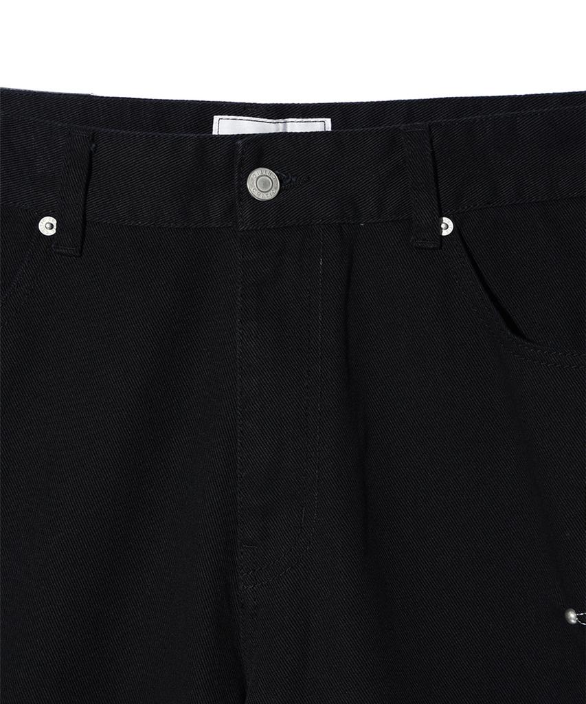 CRITIC Gothic Twill Bermuda Pants Black