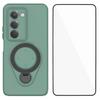 2-in-1 Handyhülle mit Ring-Ständer und Displayschutz aus gehärtetem Glas Für Redmi 15 5G Global 169,5 mm, Stoßfeste Schutzhülle aus PC+TPU