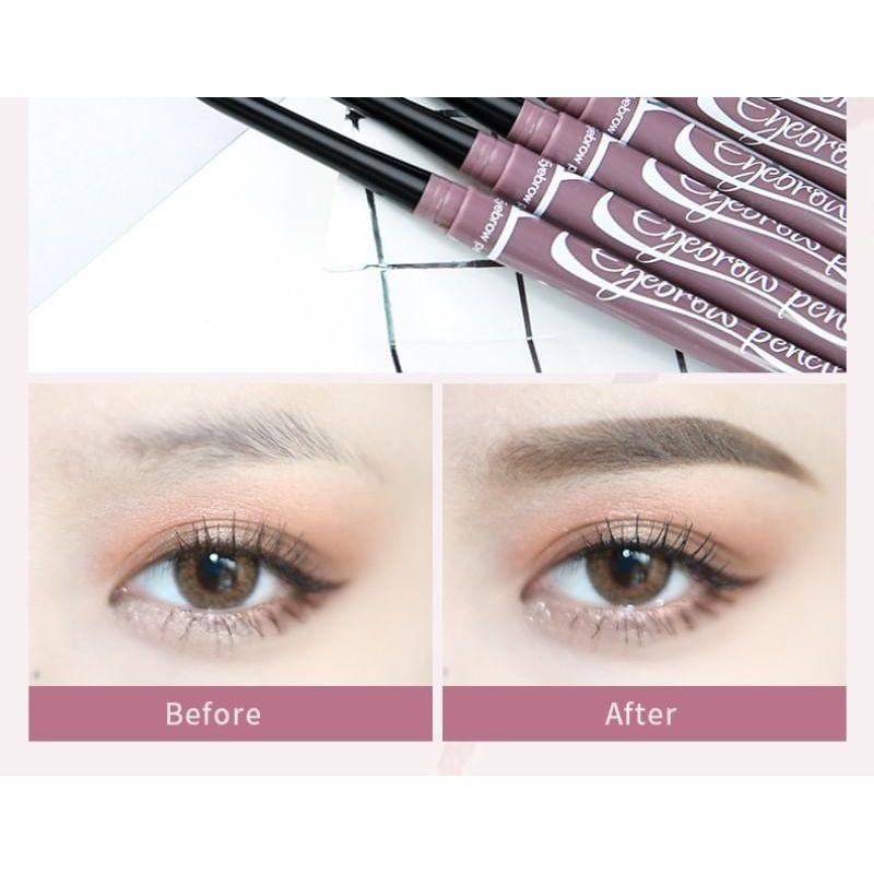 Gracebabi - 2 in 1 Eyebrow Pencil (#04-06)