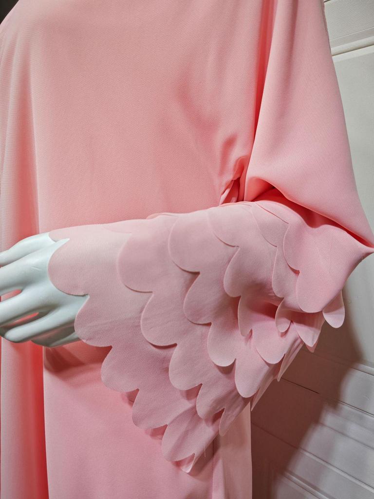 MQ229 Middle East Chiffon Solid Color Abaya & Cardigan Womenswear