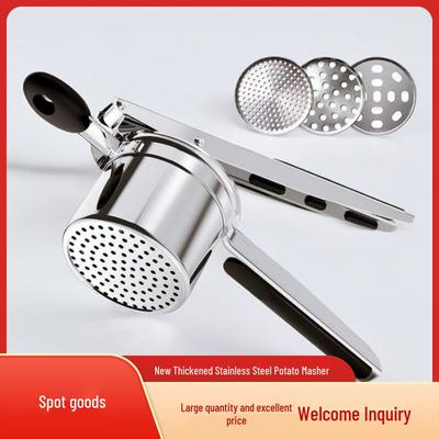Stainless Steel Manual Potato Masher and Press Juicer
