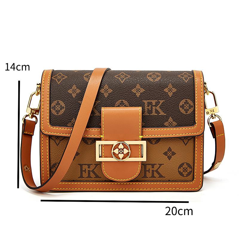 New Style Fashionable Chain Small Square Bag Portable Classic Shoulder Bag Leisure Multifunctional Diagonal Straddle Bags