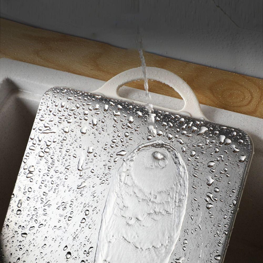 Anti-mold Chopping Block 304 Stainless Steel and PP Chopping Board Double-sided Cutting Board  Beef