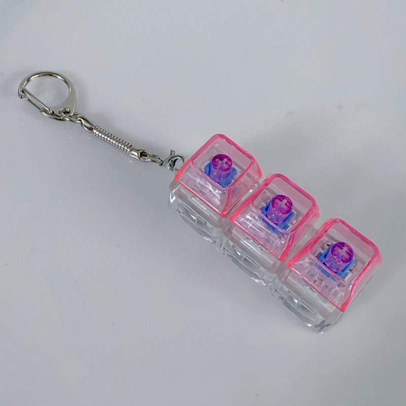 LED Keychain Mechanical Keyboard Switch Tester For Stress   Clicking Tool Office Gaming Gift