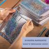 Holographic Bubble Mailers,30 Pcs Metallic Bubble Mailers,6.5 x 9 Inch Poly Padded Envelopes,Waterproof Self Sealing Cushion Envelopes for Mailing