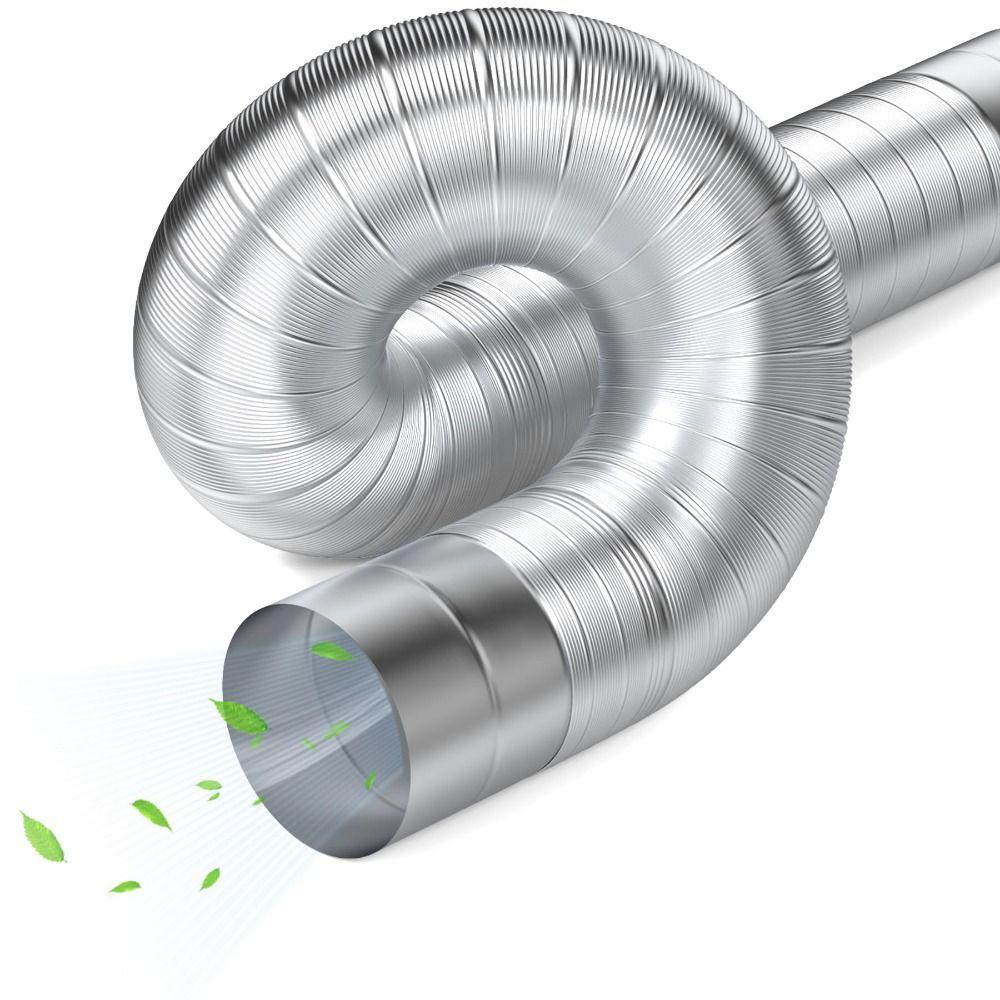 Aluminum Dryer Vent Hose Insulated Air Ducting Professional Exhaust Pipe Ventilation