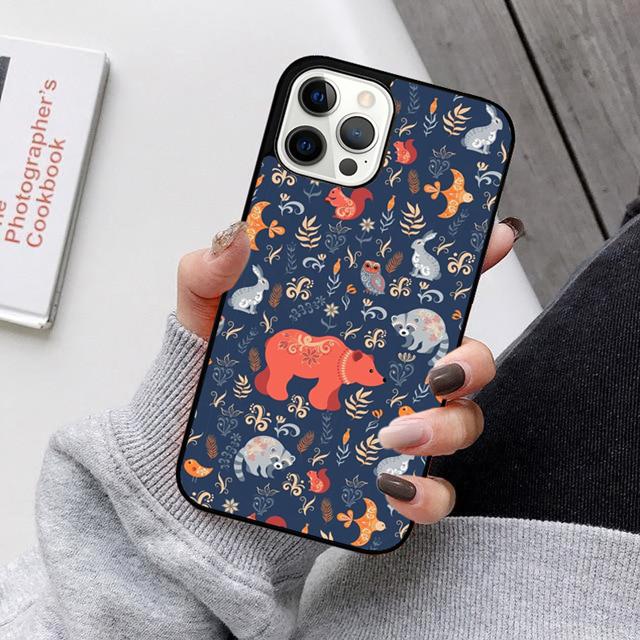 Wild Forest Animal Phone Case Back Cover For iPhone 17 Air 16 15 14 13 Pro Max 12 Max Plus 11 Pro Max Coque