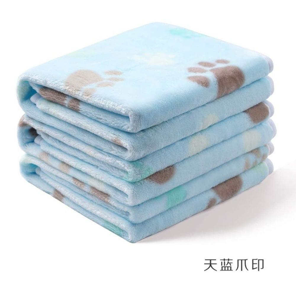 Pet Blankets, Kennel Pads, Dog Blankets, Autumn and Winter Warm Blankets, Coral Fleece