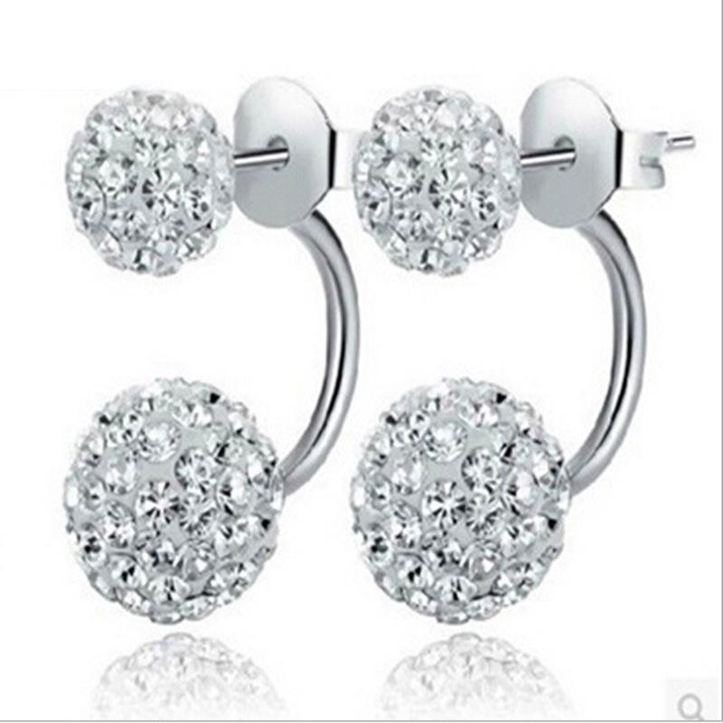 Rear Hanging Women's Stud Earrings