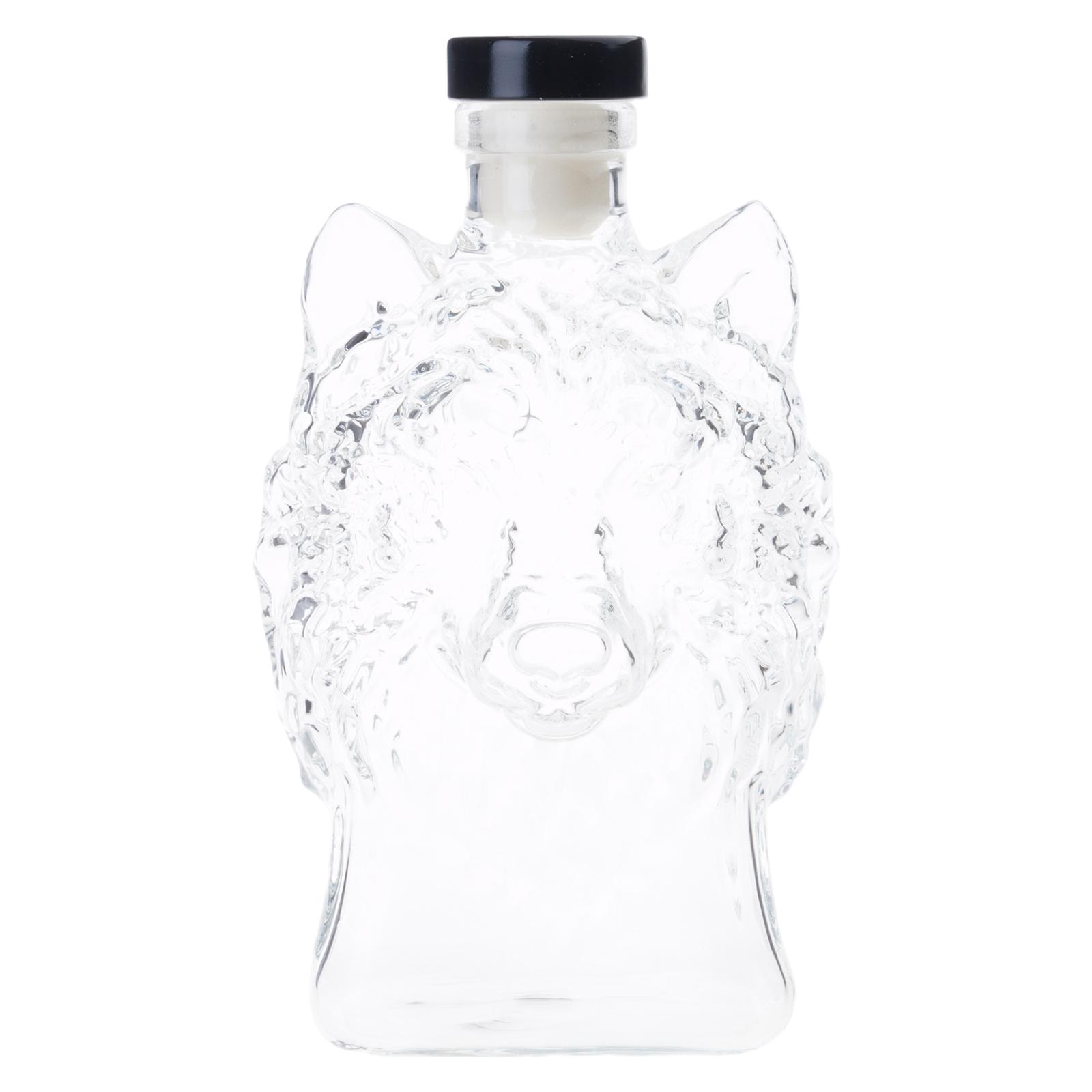 

Artistic Wolf Head Decanter High Borosilicate Glass Wine Bottle Bourbon Dispenser For Gift And Collectors Home Bar 1