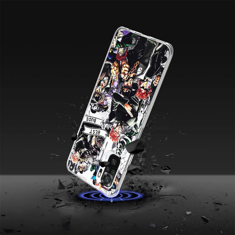 JoJo's Bizarre Adventure Stardust Crusaders Phone Case For Xiaomi Redmi Note 15 14 13 12S 12 11 Pro Plus 14S 11S 11E 10 10S 11T