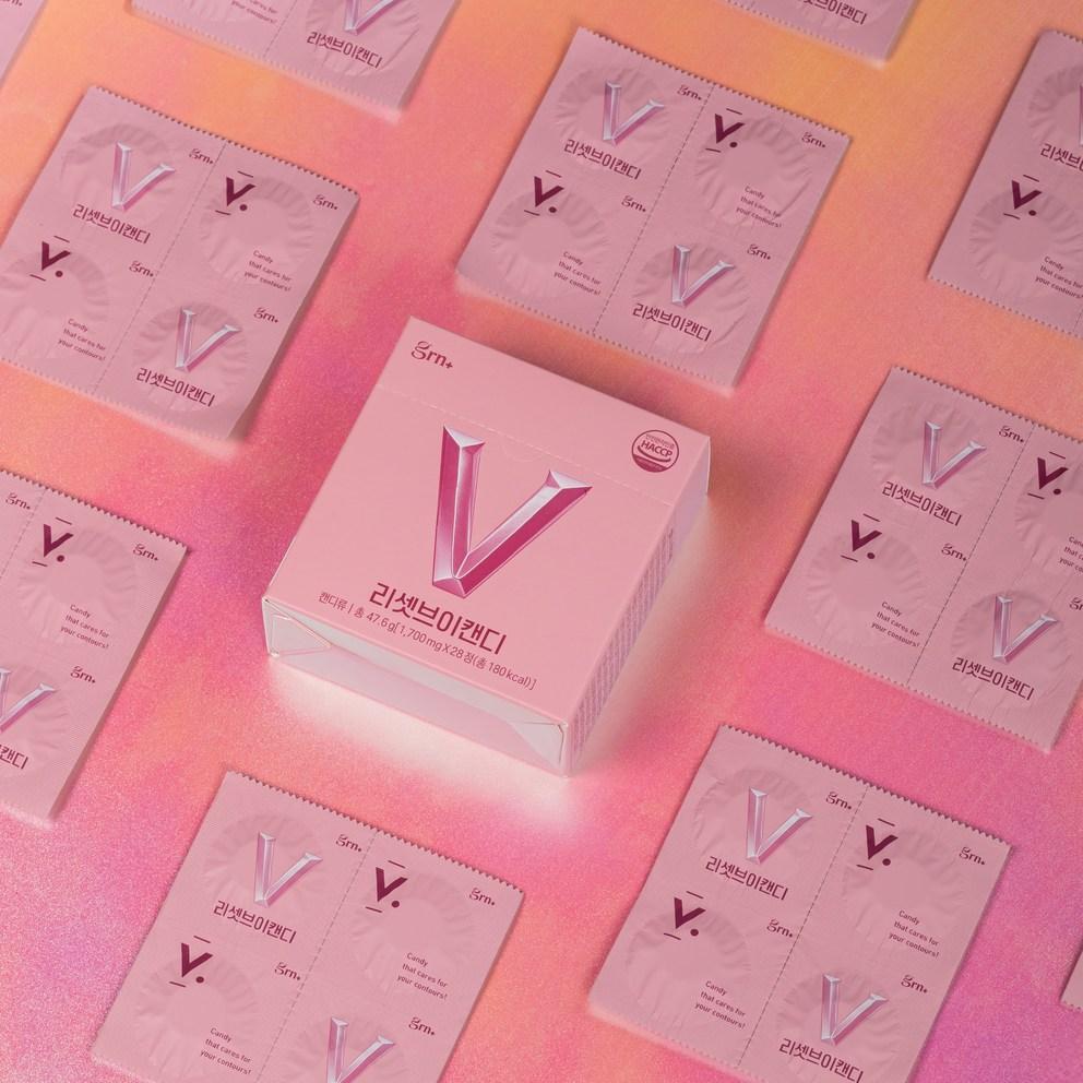 GRN Reset V Candy Tart Kirschgeschmack, 28 Stück, Einzelpackung - Köstlicher Vitamin-Boost