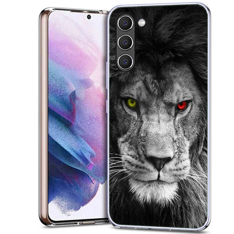 Lion Alpha Male Cub Phone Case for Samsung A16 A17 A26 A36 A37 A56 A57 A12 A22 A32 A52S A07 A06 A02S A72 Galaxy A70 A50S A71 A51
