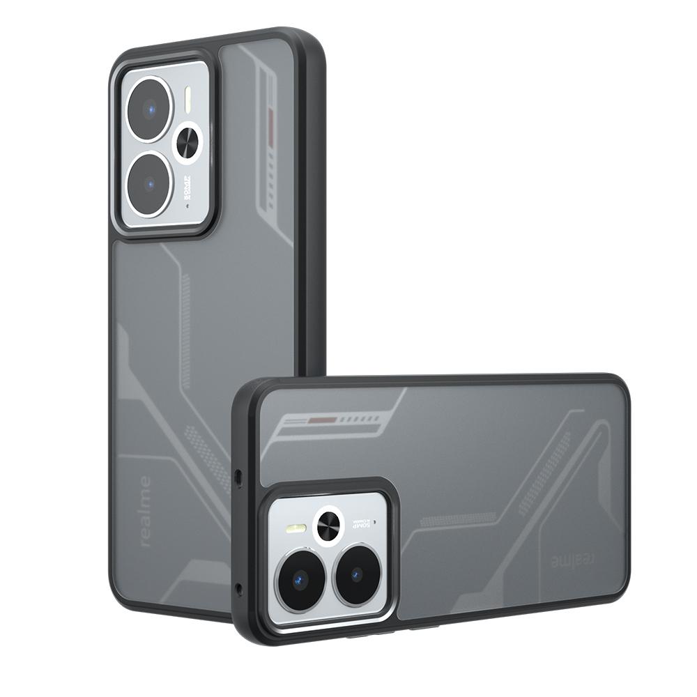 

For Realme 14 14T 13 12 Pro Plus Neo 7X Case Matte Magsafe Drop-proof Built-in Airbag Corner Non-yellowing Material Soft Cover Pc + tpu&realme 14