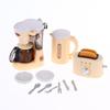 1 Set 1 12 Miniature Coffee Maker with Egg Beater Dollhouse Kitchen Appliance Toy for Kids Birthday Gift Pretend House Play