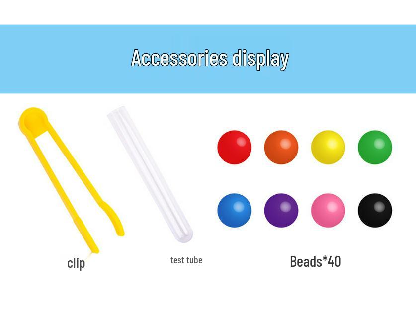 Toddler Logic & Concentration Puzzle: Clamping Beads & Balls Early Education Toy