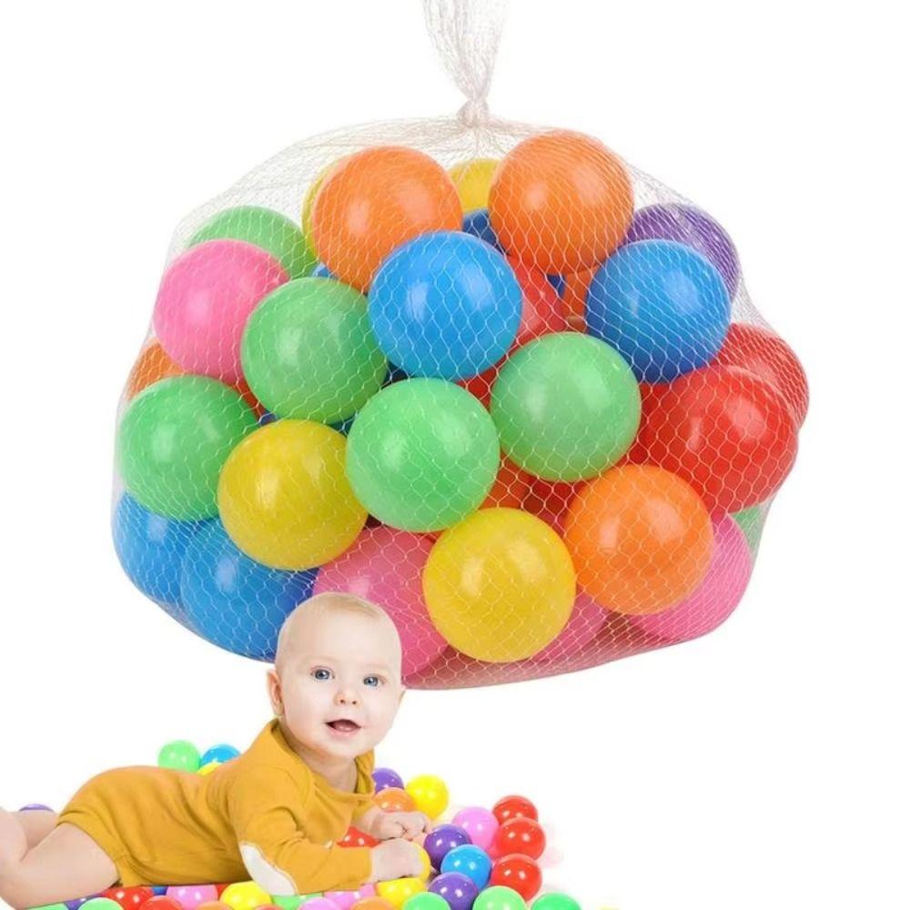 50PCS Interactive Thick Wave Ball Puzzle Toy Plastic Ocean Ball Indoor Toys Children Kids