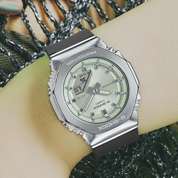 Casio Women's G-SHOCK GM-S2110-3AJF [G-SHOCK Minimal Design] Round Watch Resin *Stainless Steel